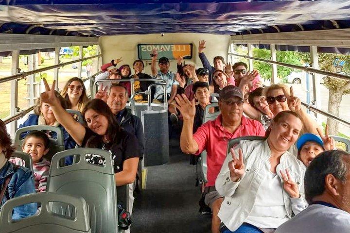 Discover Santiago: Tourist Bus, Cerro San Cristobal and Wine