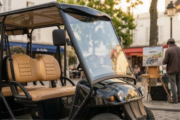 Private Paris Golf Cart Tour St Germain and Latin Quarter