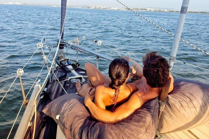 Lisbon Sunset or Daily Boat Tour on the Tagus River with Drinks
