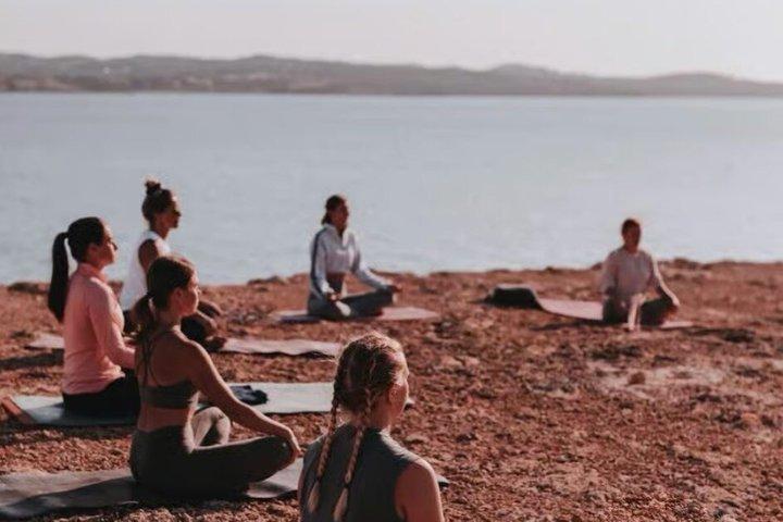 Ibiza Secret Sunset Cove Yoga and Cava Experience