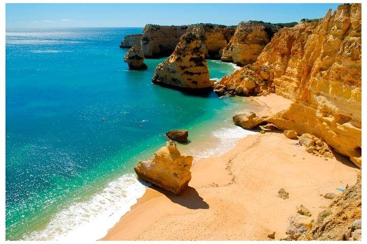 Algarve Adventure from Lisbon with Boat Ride to Benagil Cave Tour