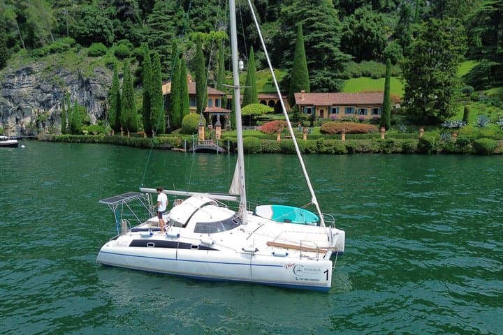 Shared 4H Catamaran Tour on Lake Como - From Menaggio