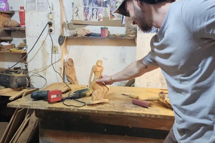 Authentic Moroccan Thuya Wood Carving Workshop in Essaouira