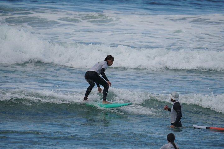 Surfing Lesson on Praia da Barra, Aveiro