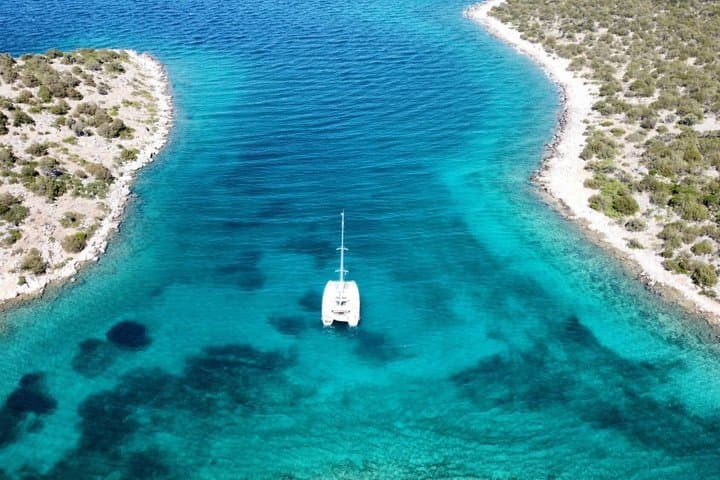 Athens Riviera Catamaran Cruise with Lunch and Drinks