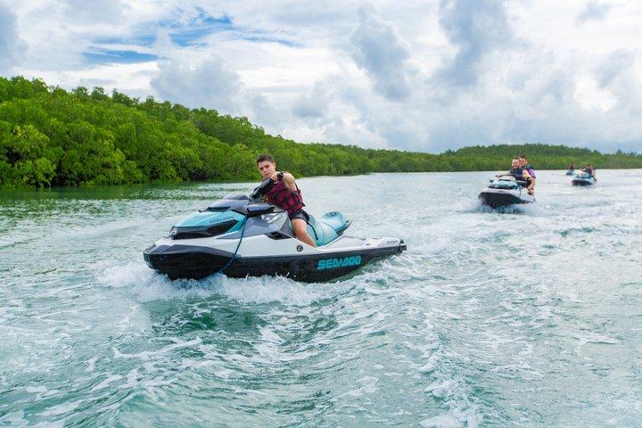 Phuket Jet Ski Adventure and Island Hopping with Transfers