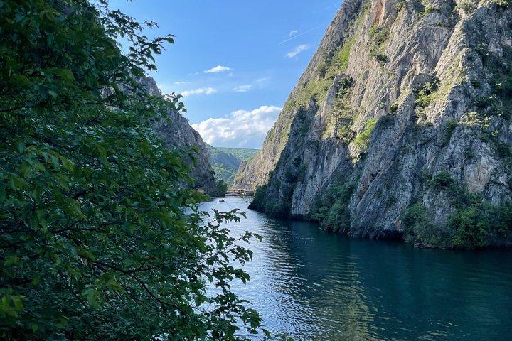 Private tour of the charming Matka Canyon with hotel pick-up