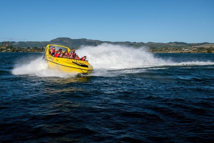 Katoa Jet Boat tour on Lake Rotorua