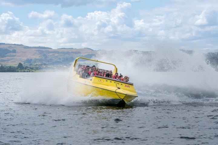 Katoa Jet Boat tour on Lake Rotorua