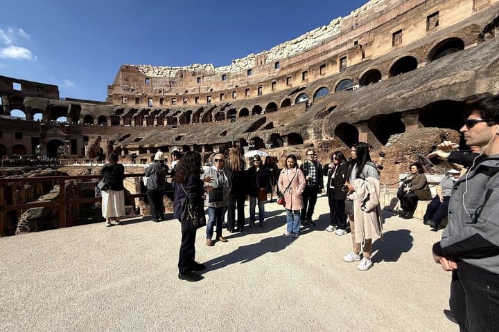 Rome Colosseum Underground Forum and Palatine Hill Tour