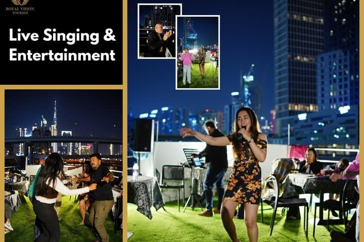 Burj Khalifa Cruise Dinner with Pick Up & Drop Sharing