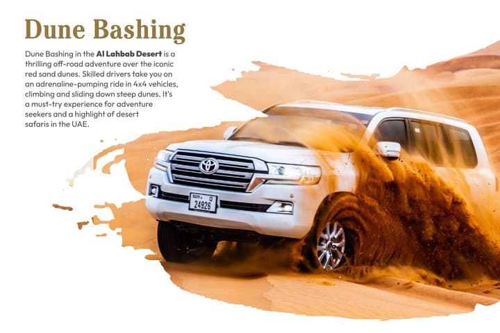 Premium Desert Safari, food Service with 4 alcoholics drinks