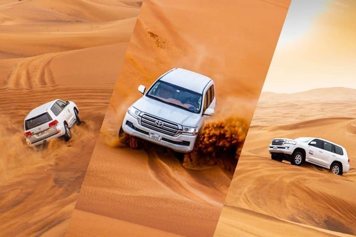Premium Desert Safari, food Service with 4 alcoholics drinks