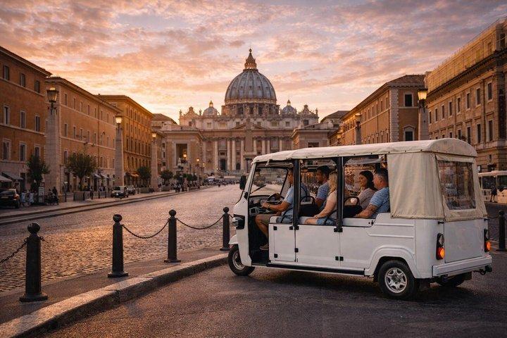 Timeless Electric Tuk-Tuk Photography Service in Rome