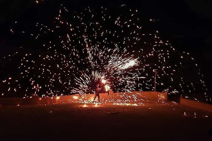 Marrakech Agafay Desert Sunset Camel Ride Dinner Show & Transfer