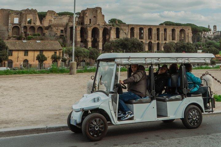 Private & Exclusive Rome Grand Tour by Golf Cart