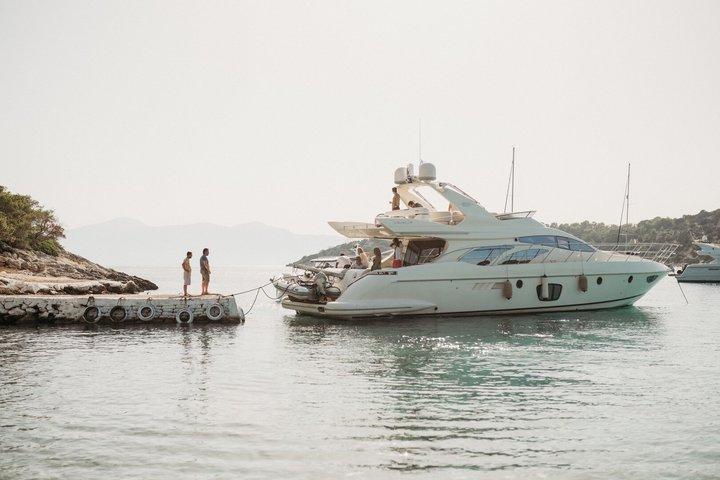 Athens Full Day Cruise to Hydra on Azimut 62
