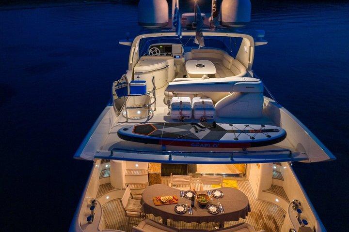 Athens Full Day Cruise to Hydra on Azimut 62