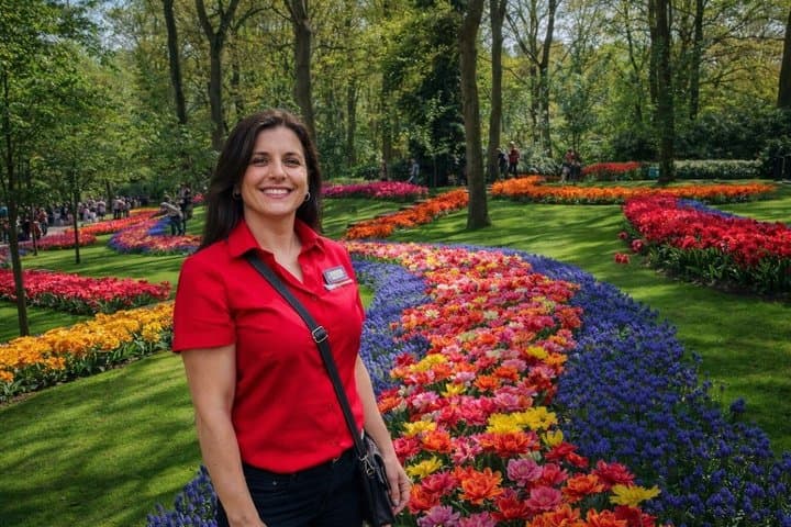From Amsterdam: Keukenhof Ticket, Transfer & Live Guide Option