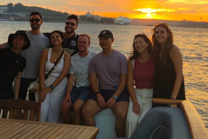 Bosphorus Sunset Cruise on Luxury Yacht with Live Guide