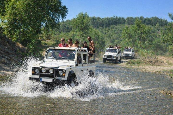 Jeep Safari, Rafting , Buggy and Zipline Combo Tour from Alanya