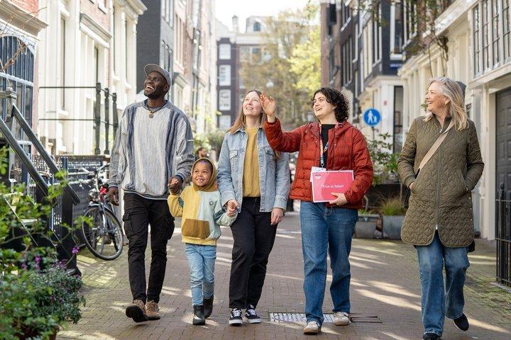 Private Amsterdam Family Walking Tour with Games and Pancakes