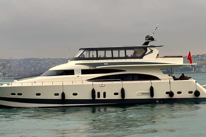 Bosphorus Yacht Cruise with Stopover on the Asian Side - (Morning or Afternoon)