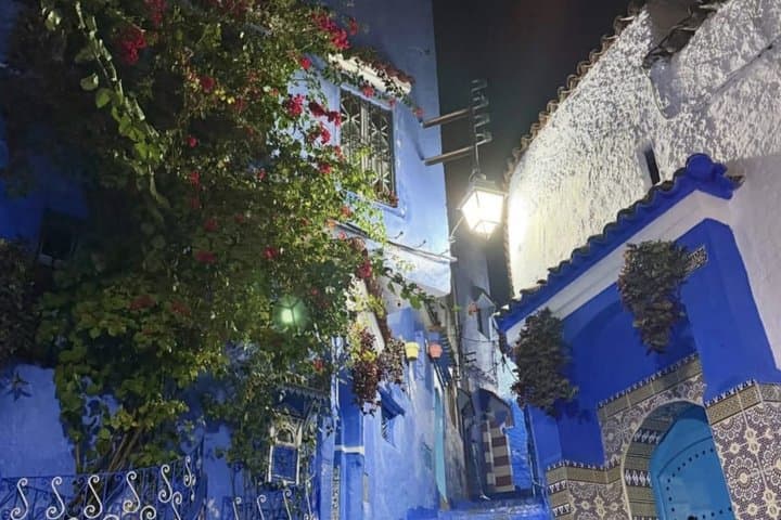 Walking Night Tour at Blue City with Local Guide