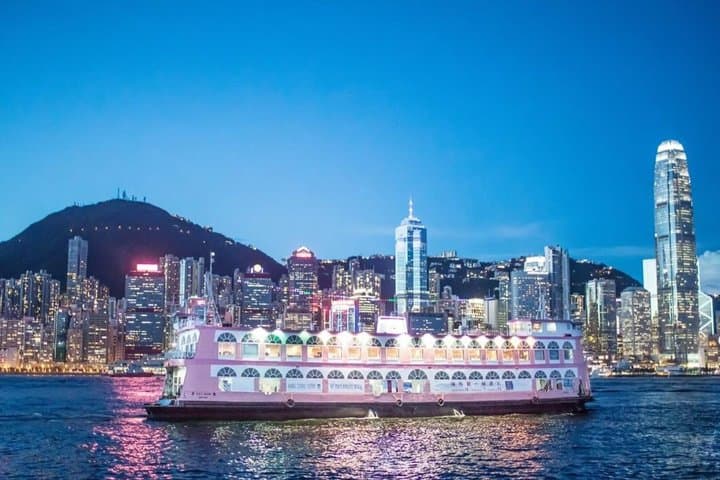 Hong Kong Tour: Sunset Peak Tram & Victoria Harbour Night Cruise