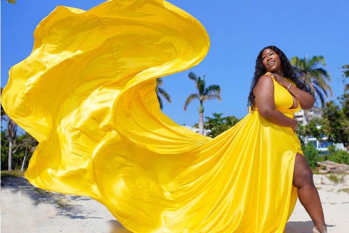Flying Dress Photoshoot in Montego Bay