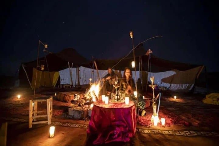 Marrakech desert tour dinner show & camel ride with sunset views
