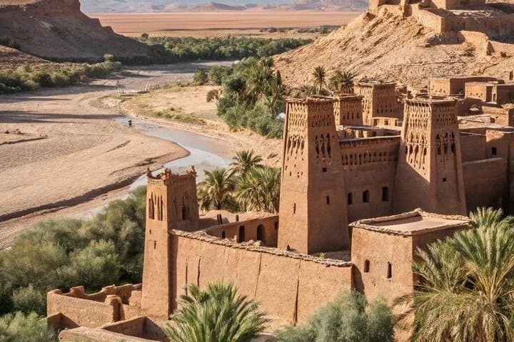 Private transfer from Ouarzazate to Ait Ben Haddou (round Trip)