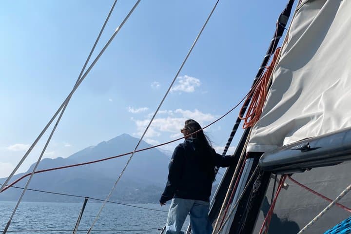 Sailboat ride on Lake Como