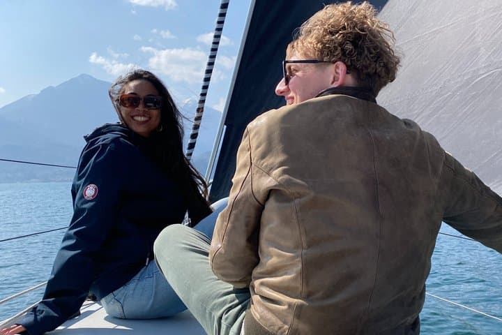 Sailboat ride on Lake Como