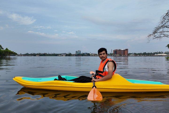Sunset Kayaking in Alleppey Backwaters
