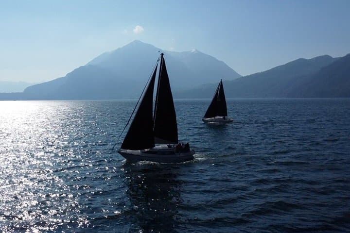 Sailboat ride on Lake Como