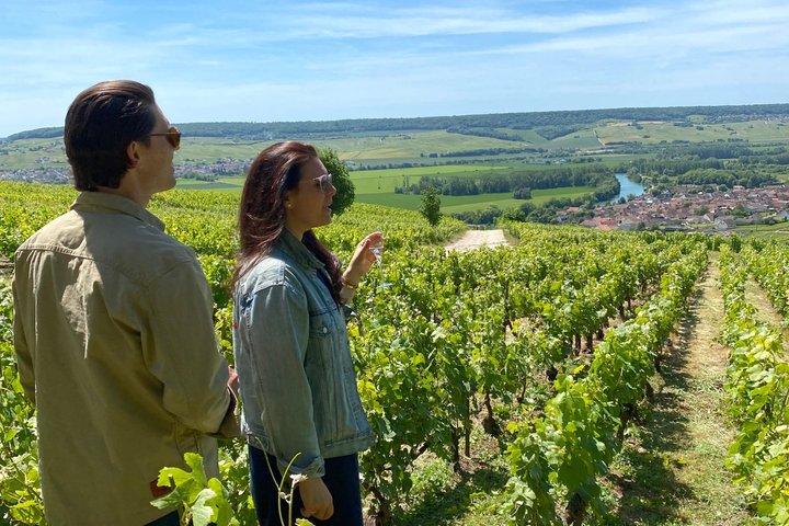 Champagne vineyards & cellars tour with Sommelier from Paris