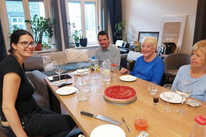 The best Hungarian dinner w/ locals in their home w/ car transfer