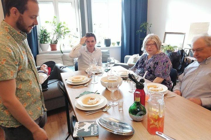 The best Hungarian dinner w/ locals in their home w/ car transfer