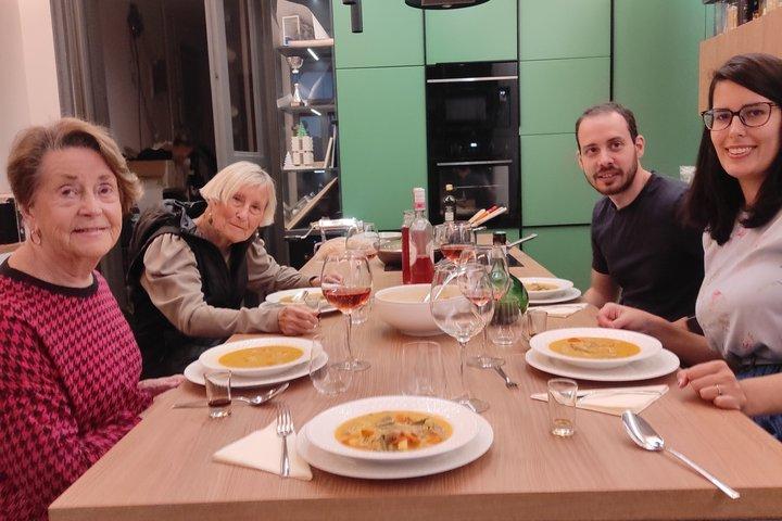 The best Hungarian dinner w/ locals in their home w/ car transfer