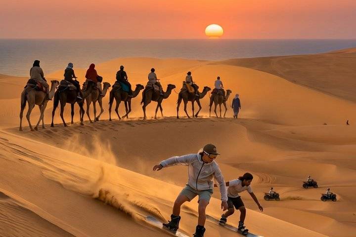 Camel ride, Agadir
