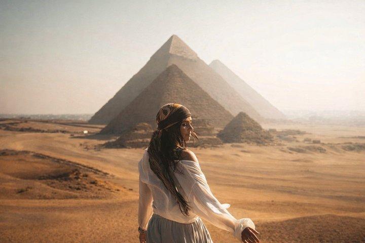 GEM and Pyramids of Giza Day Trip By Bus From Sharm El Sheikh