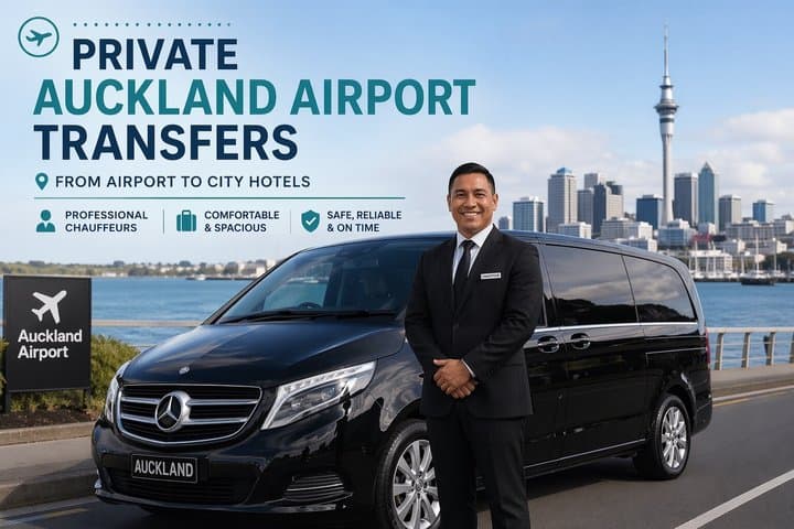 Private Auckland Airport Transfer: to/from City Hotels in Minivan