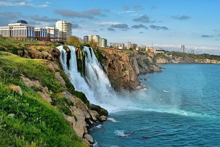 Antalya City Tour with Boat Tour and Waterfalls From Antalya