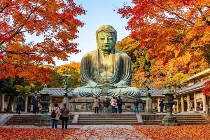 Mount Fuji & Momiji Season: Kamakura, Big Buddha and Lake Ashi