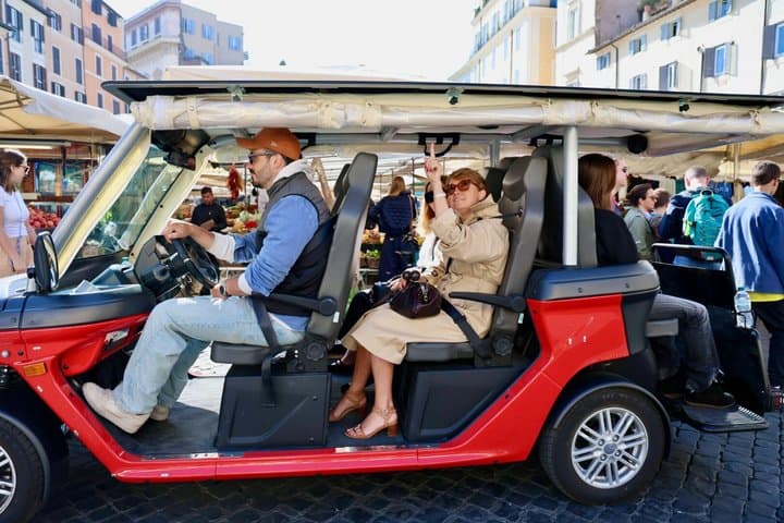 Rome City Tour by Golf Cart: Relax & Explore