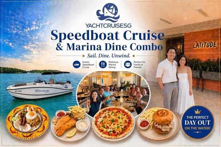 Singapore Speedboat Cruise & Marina Dine Combo