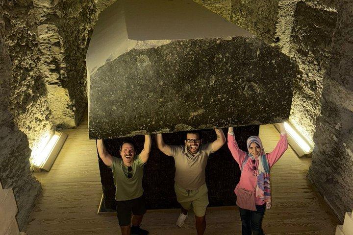private tour Saqara+Dahshur in detail, no time waste in shopping
