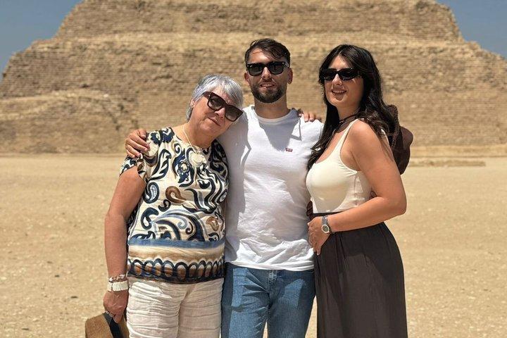 Day Tour Saqqara Pyramids Memphis Dahshur Pyramid Felucca