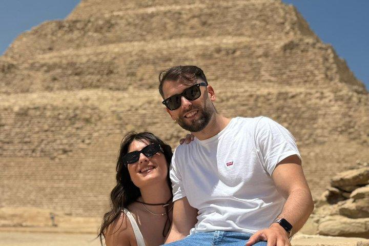 Day Tour Saqqara Pyramids Memphis Dahshur Pyramid Felucca